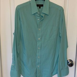 Checkered button down like new